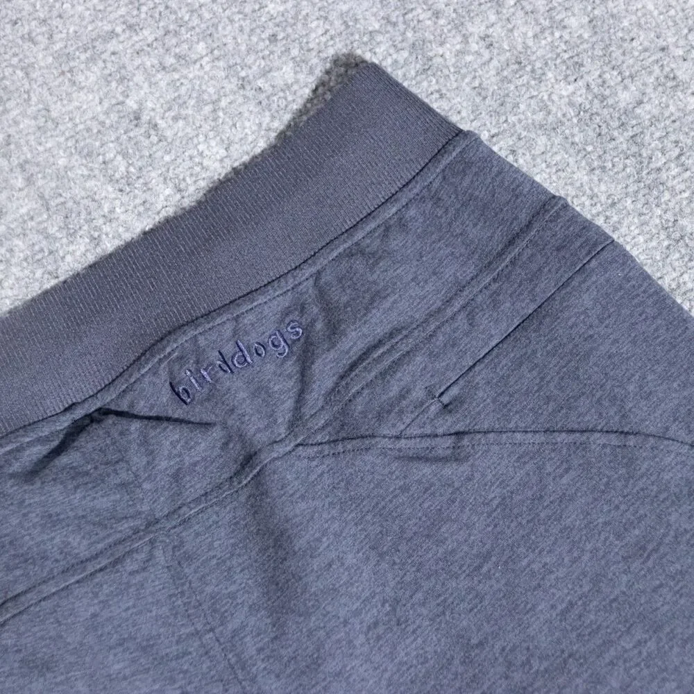 Birddogs Pants Men's Medium Blue Built-In Liner Joggers Athletic Stretch Lounge